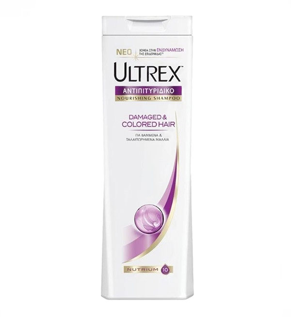 Ultrex Damaged & Colored Hair Αντιπιτυριδικό Σαμπουάν 360ml