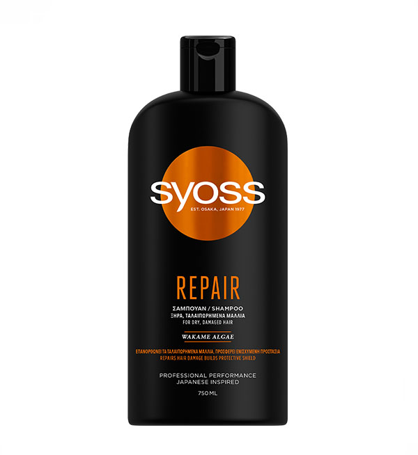 Syoss Repair Σαμπουάν Για Ξηρά Και Ταλαιπωρημένα Μαλλιά 750ml