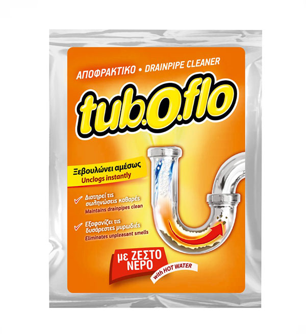 Tuboflo Αποφρακτικό Σε Σκόνη Ζεστό Νερό 100gr