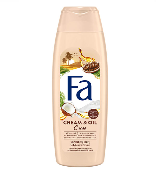 Fa Cream & Oil Cacao Butter Cream Bath 750ml