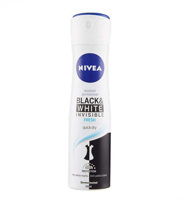 Nivea Invisible Αποσμητικό For Black and White Pure Spray 150ml