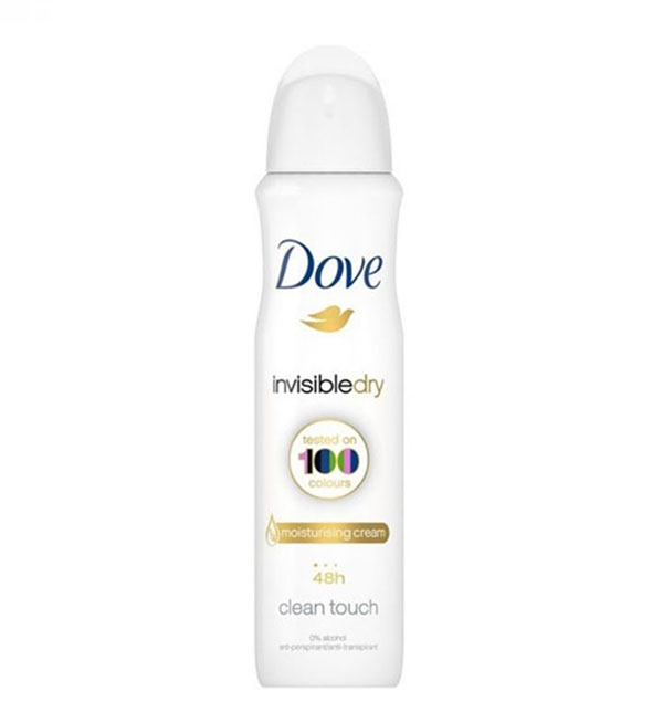 Dove Αποσμητικό Invisible Dry Tested on 100 Colours Spray 150ml