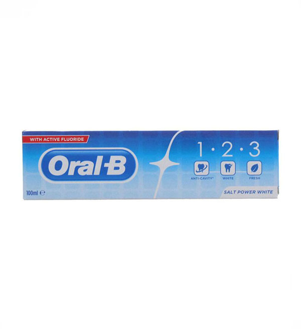 Oral-b 1-2-3 Salt Power White Οδοντόκρεμα 100ml