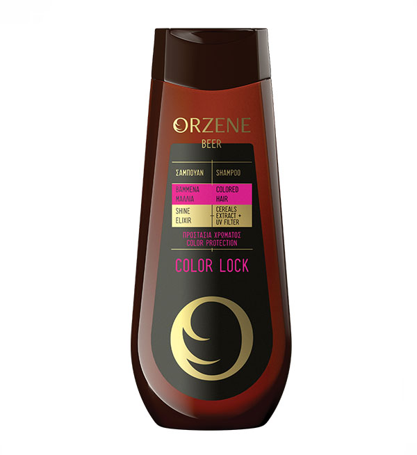 Orzene Beer Shampoo Color Lock Για Βαμμένα Μαλλιά 400ml