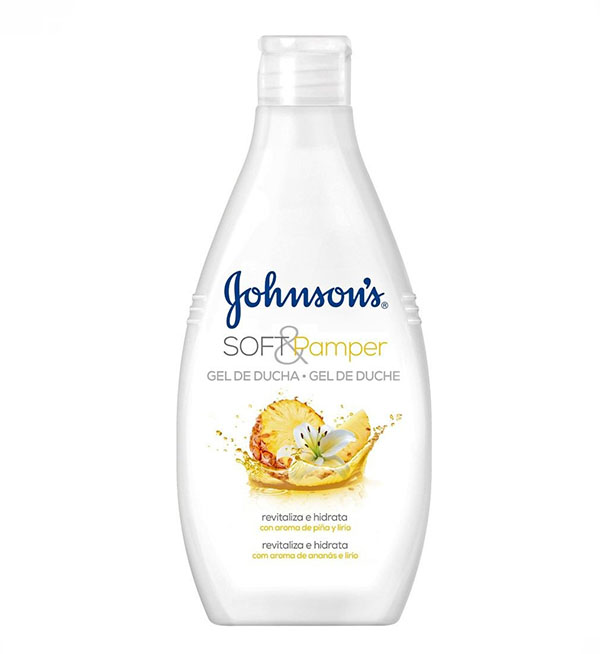 Johnson & Johnson Soft & Pamper Pineapple & Lily Shower Gel 750ml