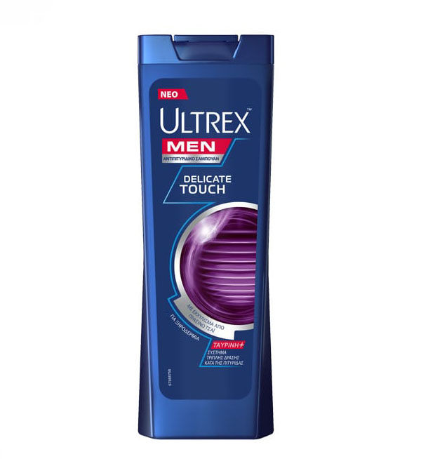 Ultrex Men Delicate Touch Αντιπιτυριδικό Σαμπουάν 360ml