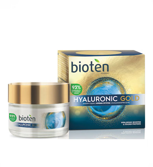 Bioten Hyaluronic Gold Κρέμα Νύχτας 50ml