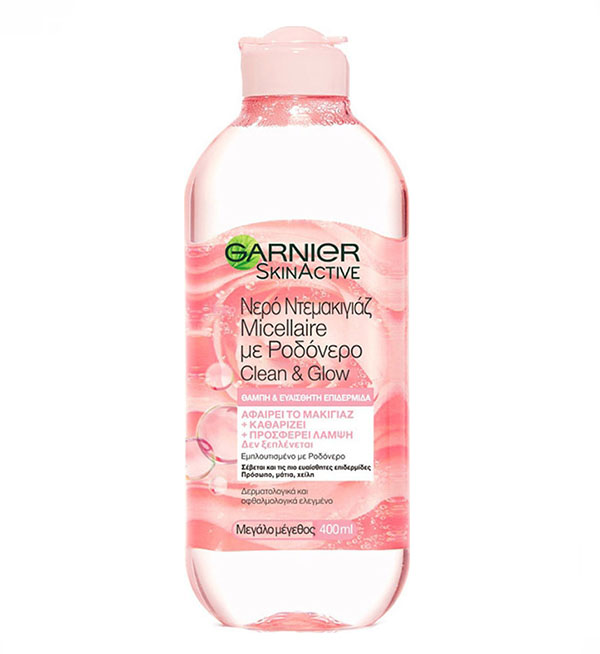 Garnier SkinActive Rose Water Clean & Glow Micellar 400ml
