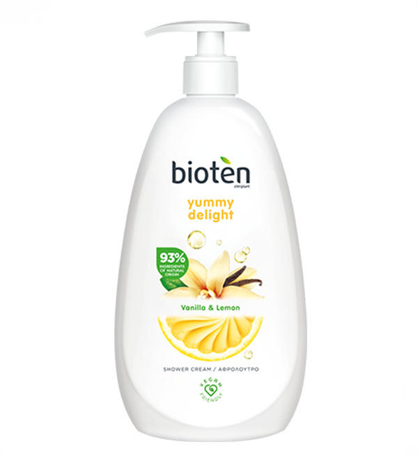Bioten Yummy Delight Vanilla & Lemon Shower Cream 700ml