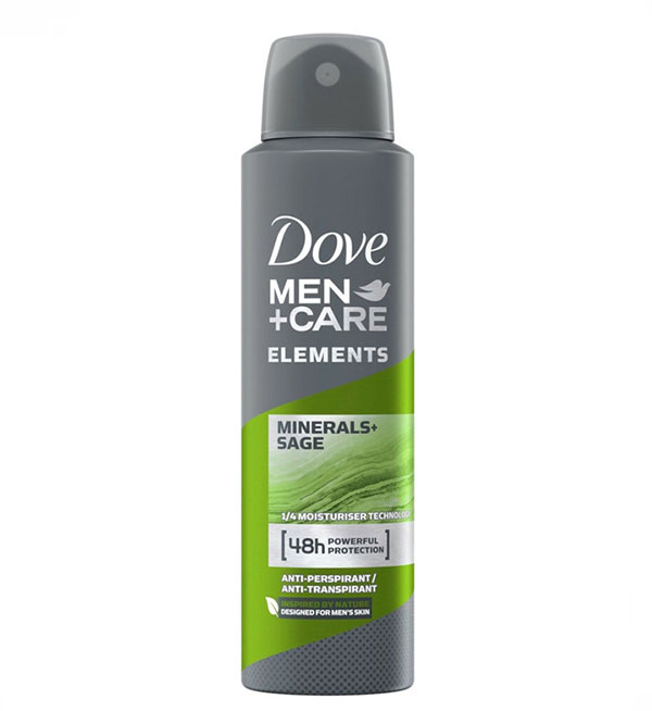 Dove Men+Care Elements Minerals+ Sage Anti-transpirant Spray 150ml