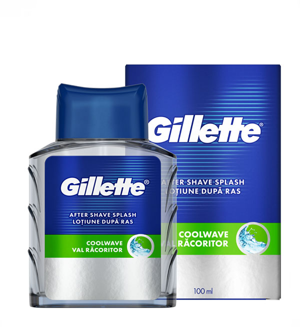Gillette Coolwave Sensitive After Shave Splash 100ml