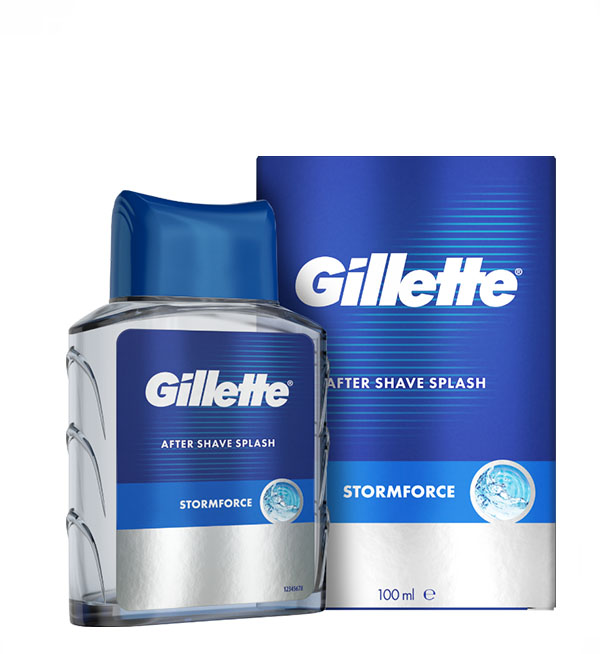 Gillette Stormforce After Shave Splash 100ml