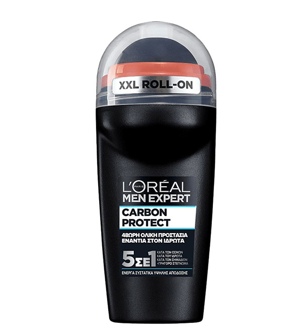 L'Oreal Men Expert Carbon Protect 5in1 Anti-Perspirant Roll-On 50ml