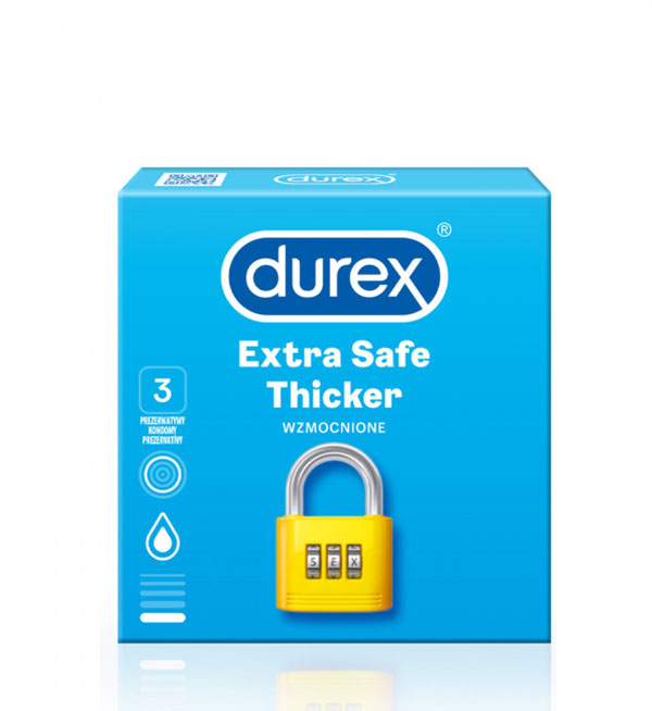 Durex Extra Safe Thicker 3τεμ