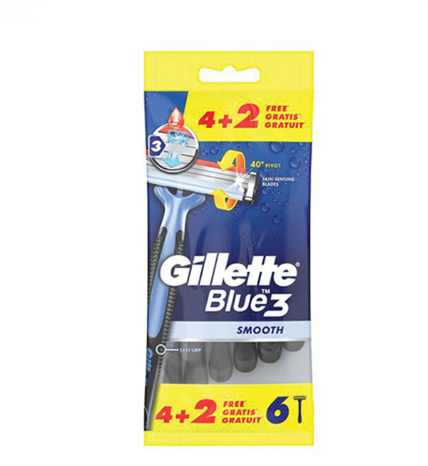 Gillette Blue 3 Smooth 6τεμ