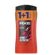 Axe Recharge Sport Refresh 3in1 Body Wash 2x400ml